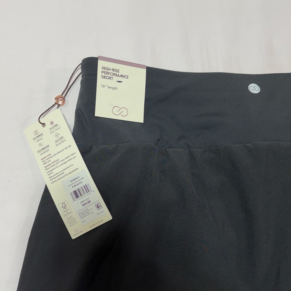 CALIA Women's Mesh Pieced High Rise Skirt small Black
NWT - Picture 3 of 9